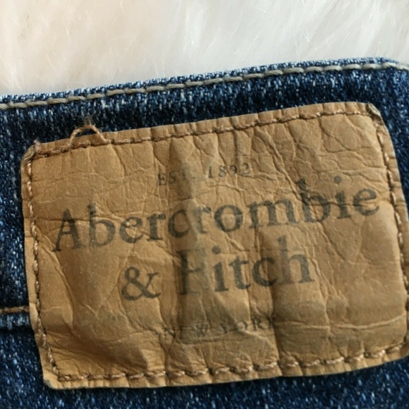 Abercrombie & Fitch Denim Jeans Bermuda Shorts 0 - Picture 6 of 7